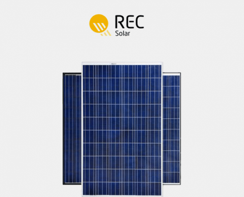 REC solar panels