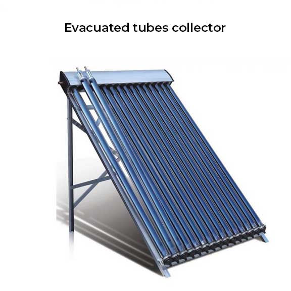 solar hot water system - Evacuated tube collector