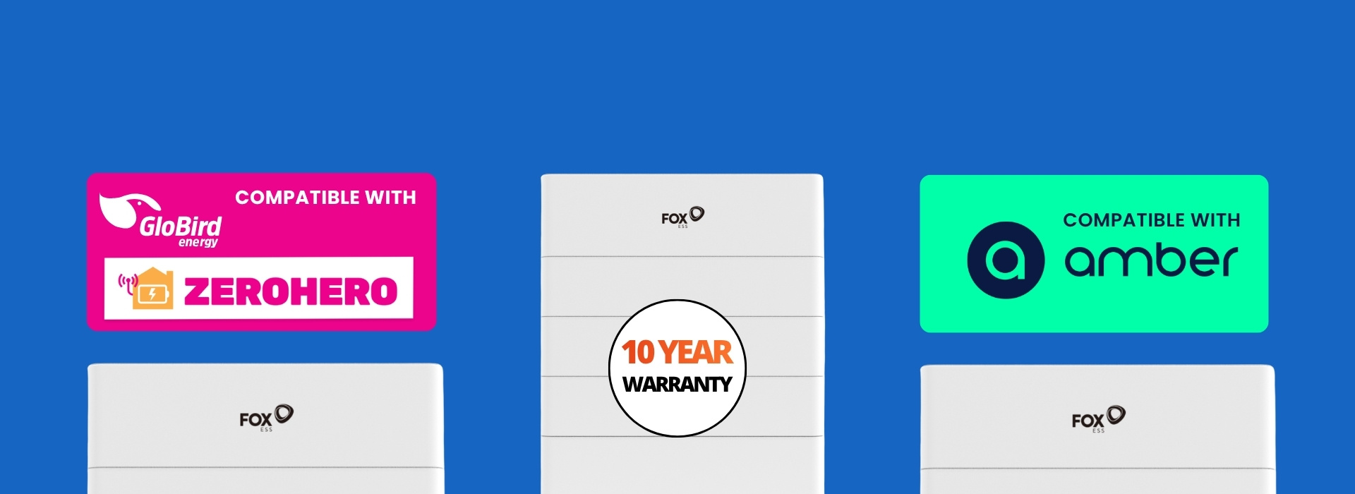 FOX ESS home battery solutions from Solarmatic